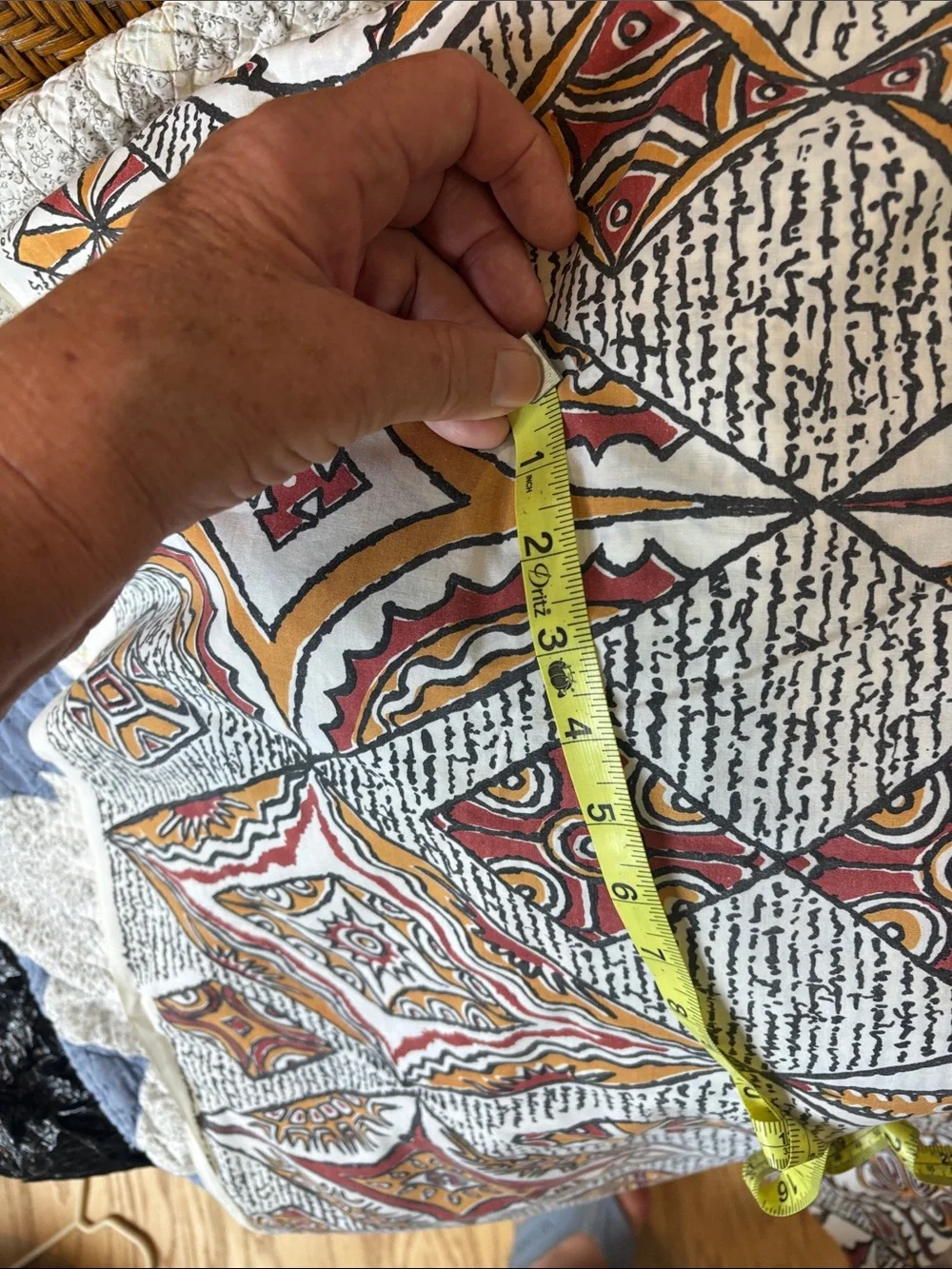 Tahitian Woven cotton tapa